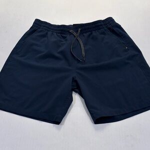 Navy Men's Quicksilver Athletic Swim/Board Shorts with Drawstring